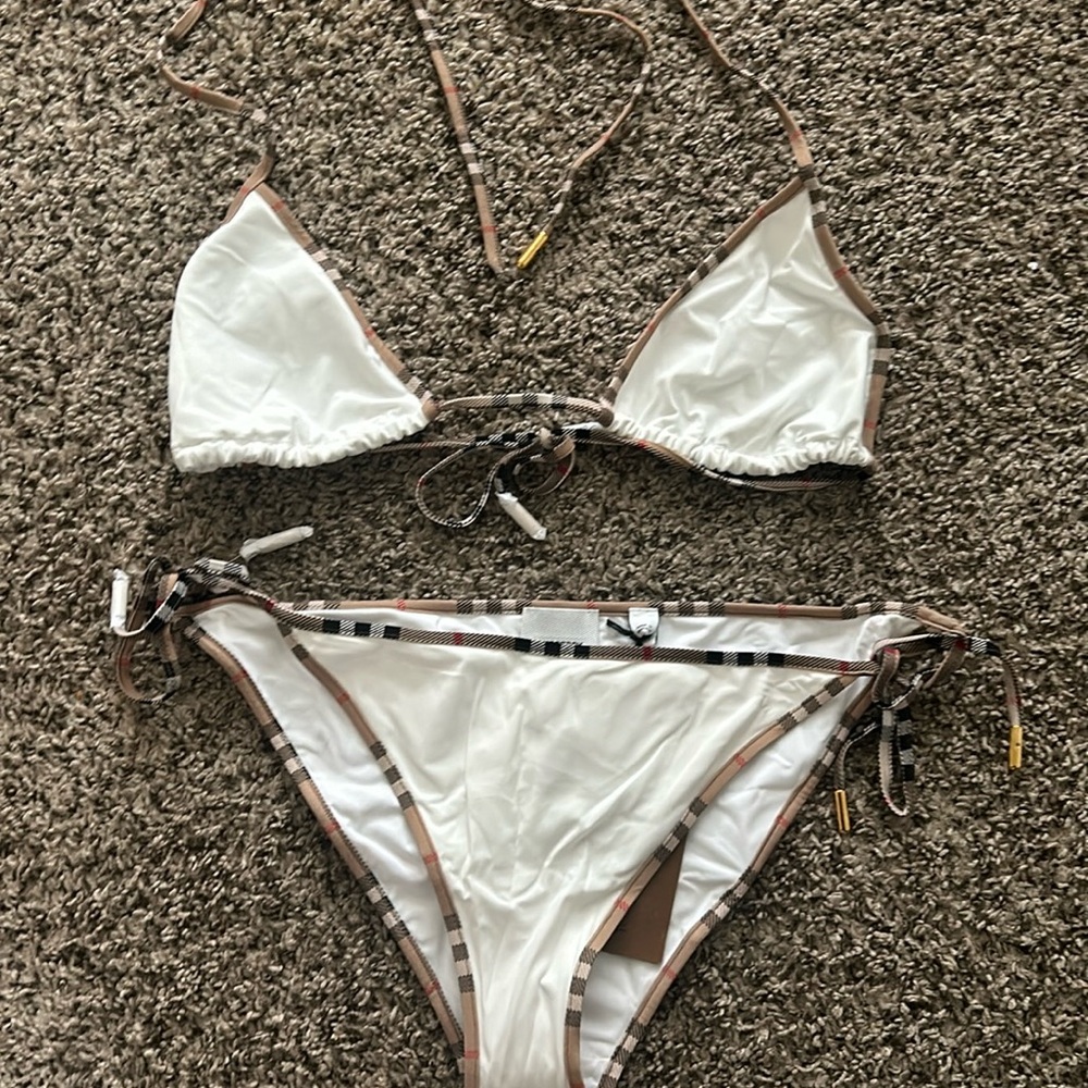 Authentic Burberry 2pc Swimsuit Brand New